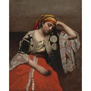 Jean-Baptiste Camille Corot Juive d'Alger oil